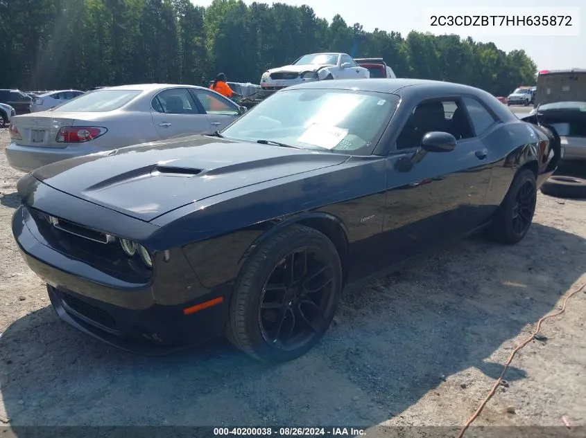 2C3CDZBT7HH635872 2017 Dodge Challenger R/T