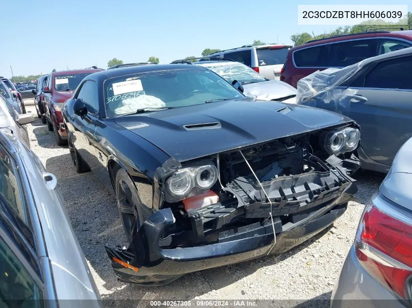 2017 Dodge Challenger R/T VIN: 2C3CDZBT8HH606039 Lot: 40267305