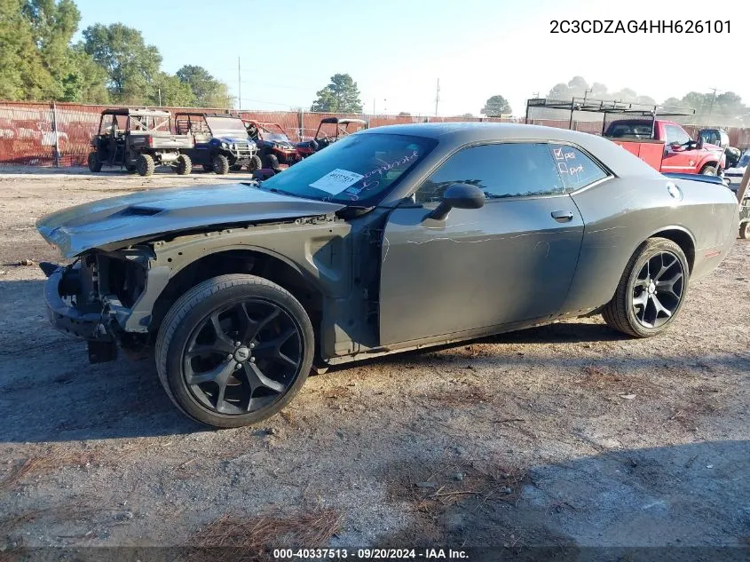 2017 Dodge Challenger Sxt Plus VIN: 2C3CDZAG4HH626101 Lot: 40337513