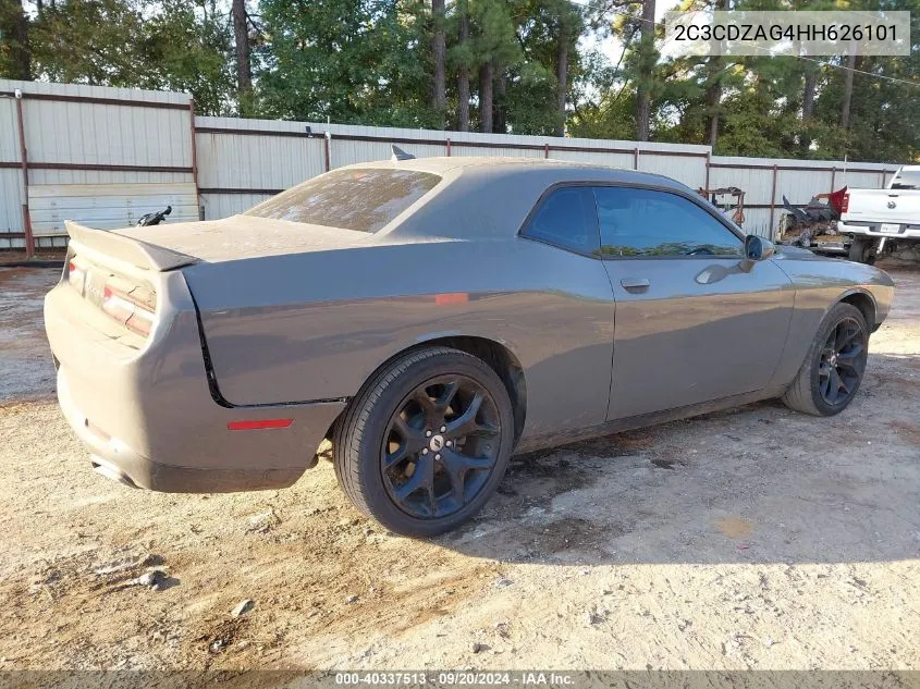 2017 Dodge Challenger Sxt Plus VIN: 2C3CDZAG4HH626101 Lot: 40337513