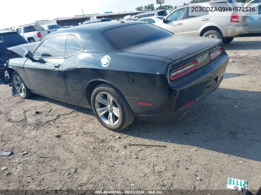 2017 Dodge Challenger Sxt VIN: 2C3CDZAG9HH572536 Lot: 40400365