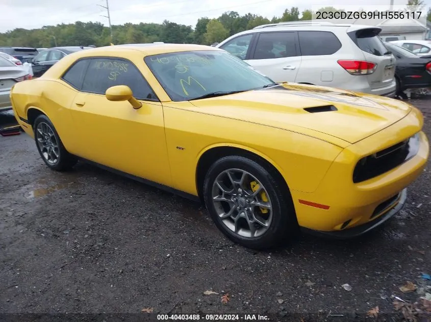 2017 Dodge Challenger Gt VIN: 2C3CDZGG9HH556117 Lot: 40403488