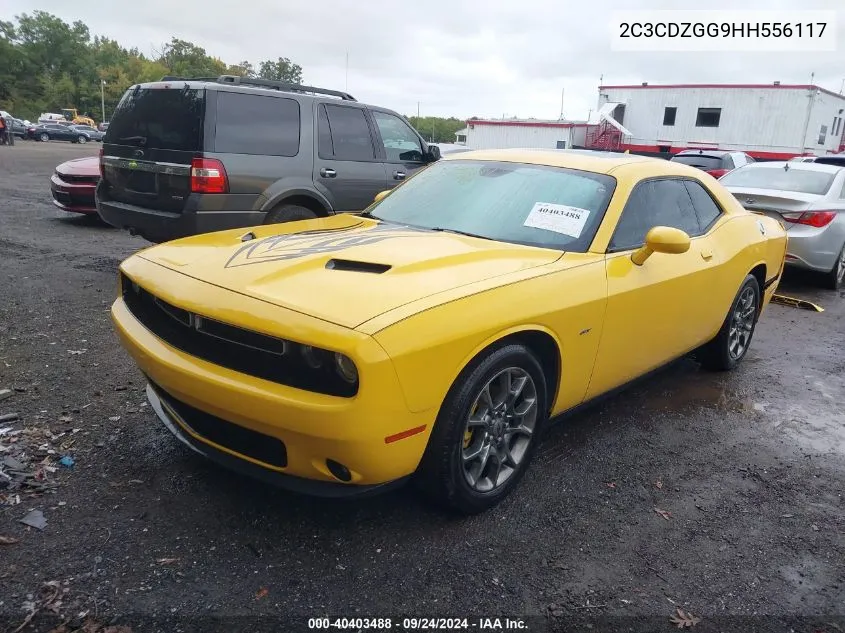 2017 Dodge Challenger Gt VIN: 2C3CDZGG9HH556117 Lot: 40403488