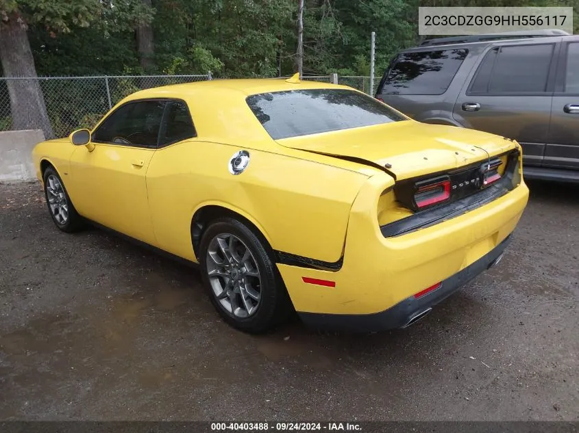 2017 Dodge Challenger Gt VIN: 2C3CDZGG9HH556117 Lot: 40403488