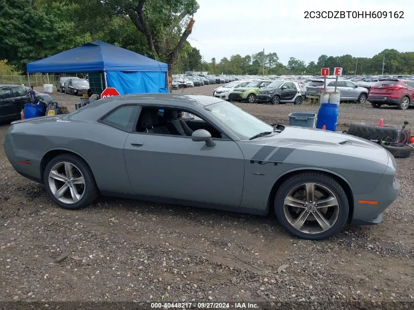 2017 Dodge Challenger R/T VIN: 2C3CDZBT0HH609162 Lot: 40448217