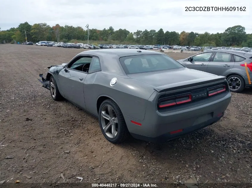 2017 Dodge Challenger R/T VIN: 2C3CDZBT0HH609162 Lot: 40448217