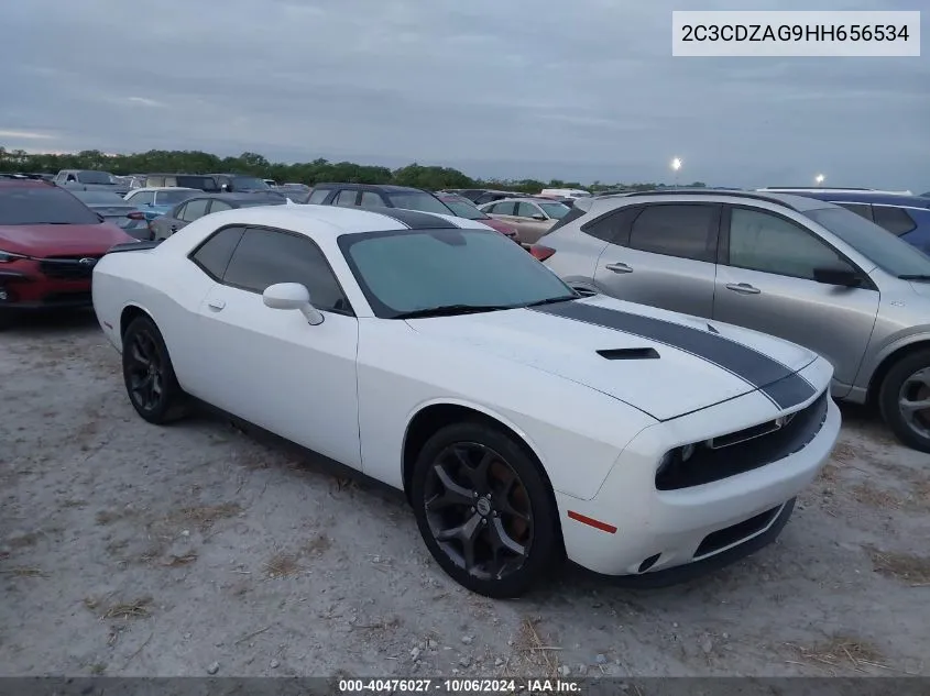 2017 Dodge Challenger Sxt VIN: 2C3CDZAG9HH656534 Lot: 40476027