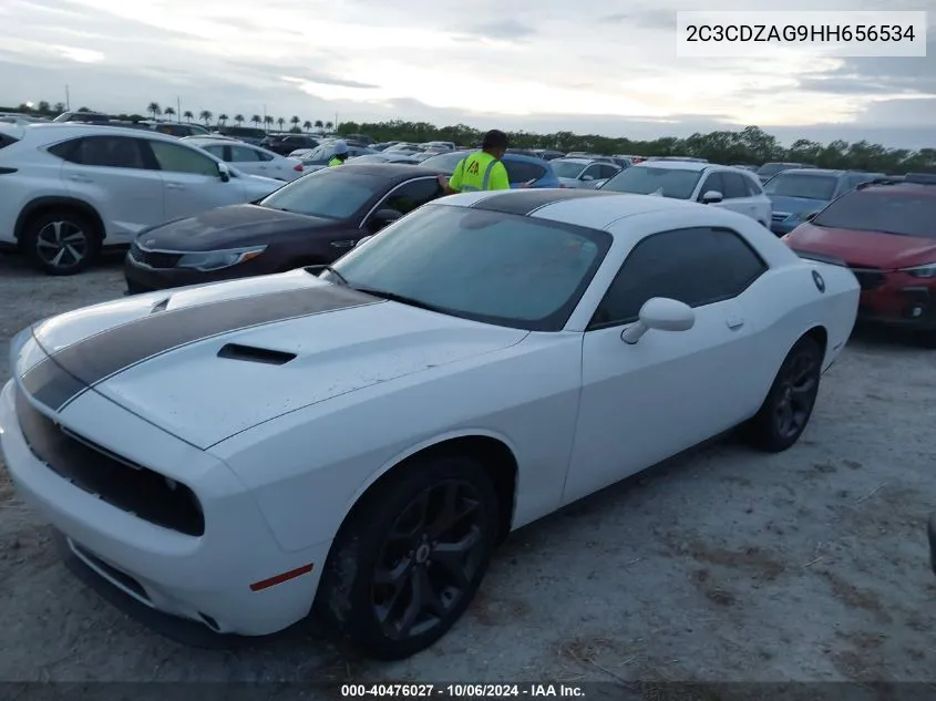 2017 Dodge Challenger Sxt VIN: 2C3CDZAG9HH656534 Lot: 40476027