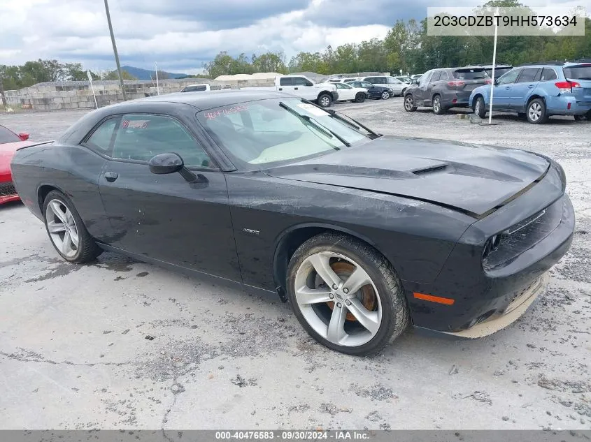 2017 Dodge Challenger R/T VIN: 2C3CDZBT9HH573634 Lot: 40476583