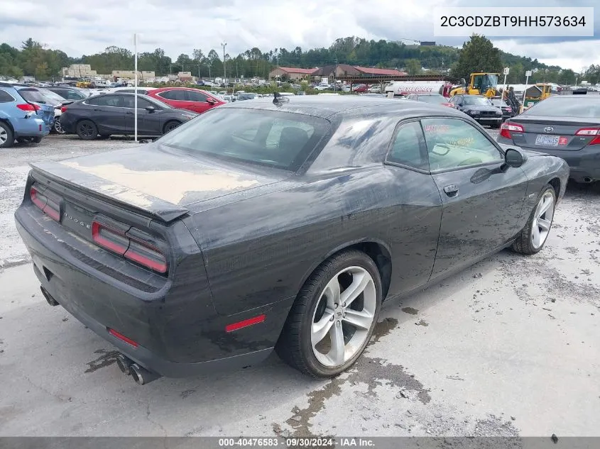 2017 Dodge Challenger R/T VIN: 2C3CDZBT9HH573634 Lot: 40476583