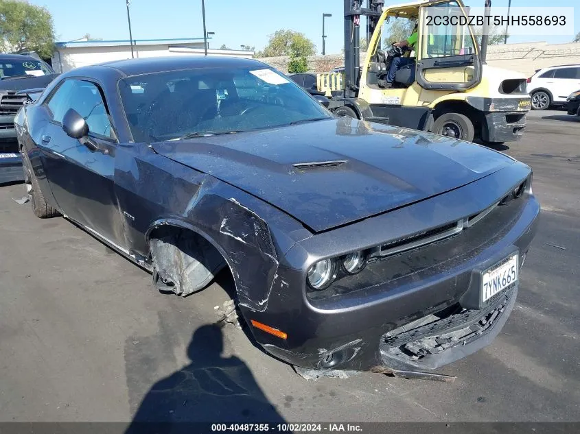 2017 Dodge Challenger R/T VIN: 2C3CDZBT5HH558693 Lot: 40487355