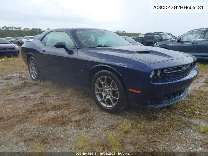 2017 Dodge Challenger Gt VIN: 2C3CDZGG2HH606131 Lot: 40489418