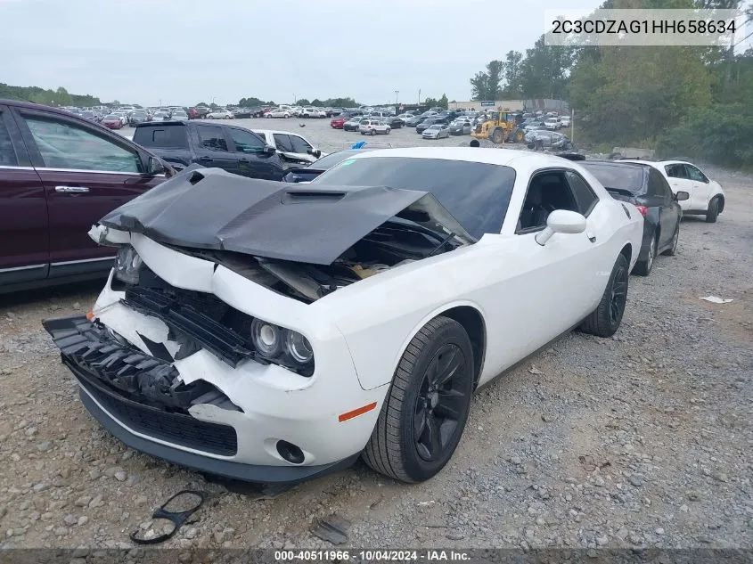 2017 Dodge Challenger Sxt VIN: 2C3CDZAG1HH658634 Lot: 40511966