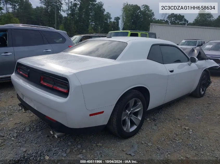 2017 Dodge Challenger Sxt VIN: 2C3CDZAG1HH658634 Lot: 40511966