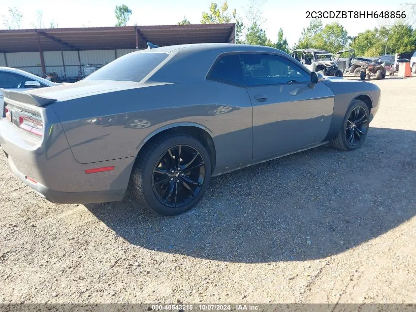 2017 Dodge Challenger R/T VIN: 2C3CDZBT8HH648856 Lot: 40543215