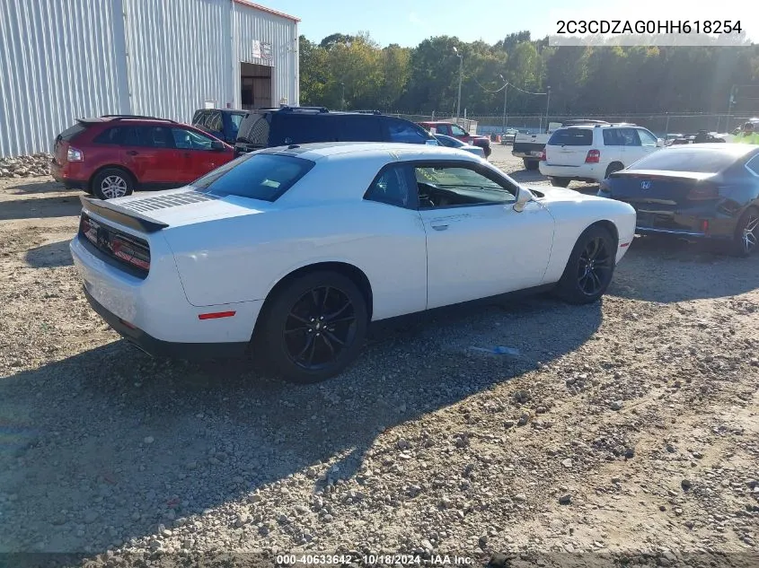 2017 Dodge Challenger Sxt VIN: 2C3CDZAG0HH618254 Lot: 40633642