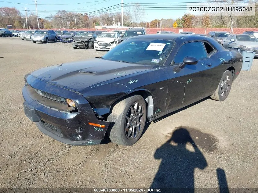 2017 Dodge Challenger Gt VIN: 2C3CDZGG2HH595048 Lot: 40783088