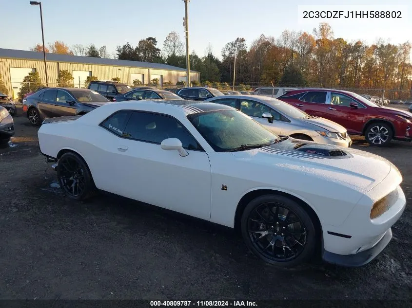 2017 Dodge Challenger 392 Hemi Scat Pack Shaker VIN: 2C3CDZFJ1HH588802 Lot: 40809787