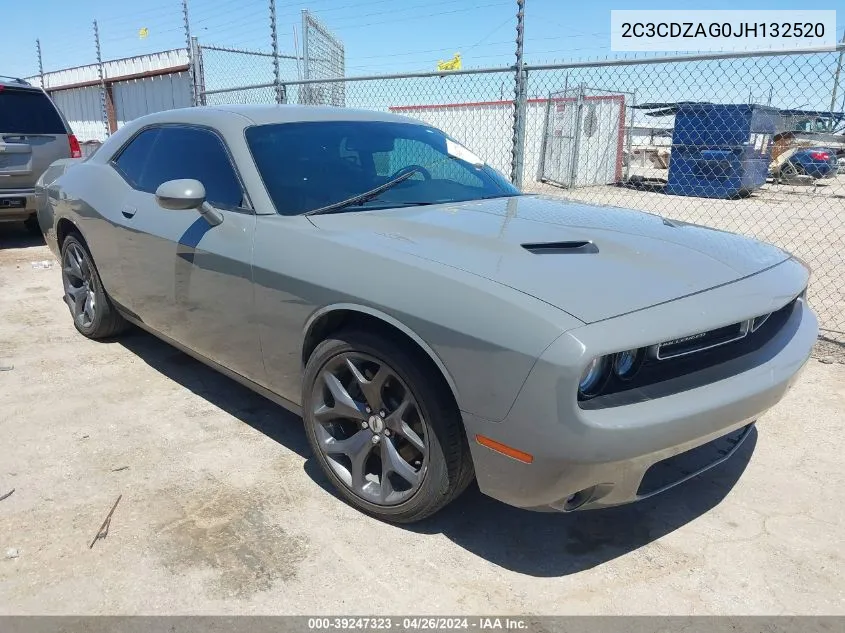 2C3CDZAG0JH132520 2018 Dodge Challenger Sxt Plus