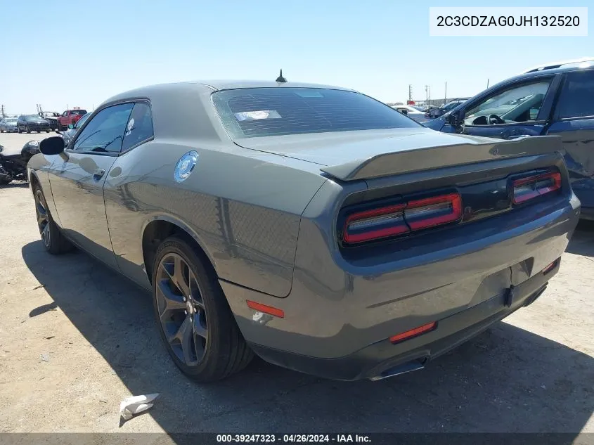 2C3CDZAG0JH132520 2018 Dodge Challenger Sxt Plus