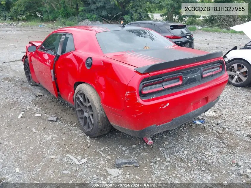 2018 Dodge Challenger R/T Shaker VIN: 2C3CDZBT8JH327955 Lot: 39945075