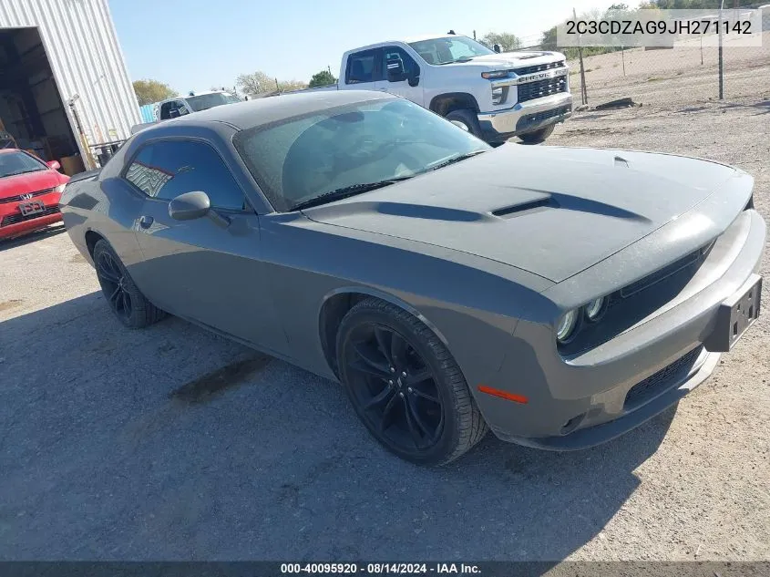 2018 Dodge Challenger Sxt VIN: 2C3CDZAG9JH271142 Lot: 40095920