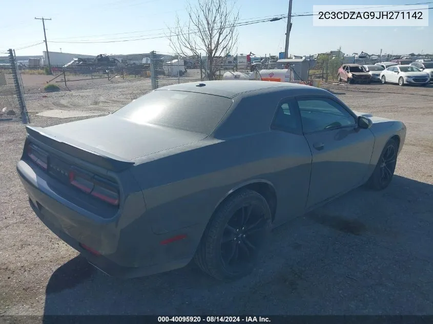 2C3CDZAG9JH271142 2018 Dodge Challenger Sxt