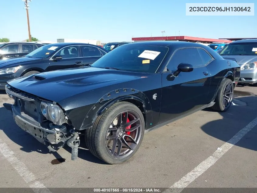 2C3CDZC96JH130642 2018 Dodge Challenger Srt Hellcat Widebody