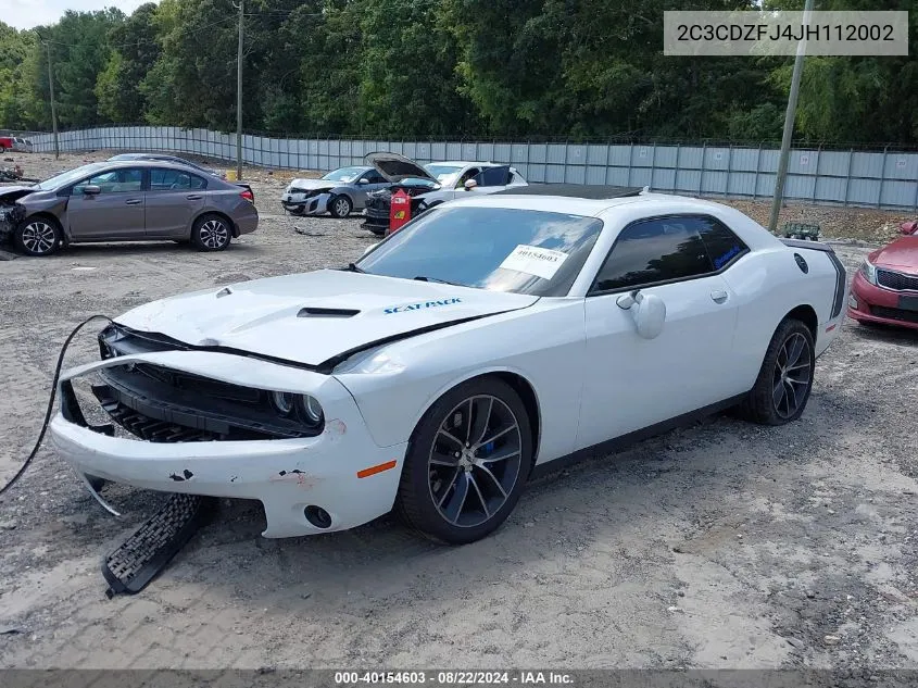 2C3CDZFJ4JH112002 2018 Dodge Challenger R/T Scat Pack