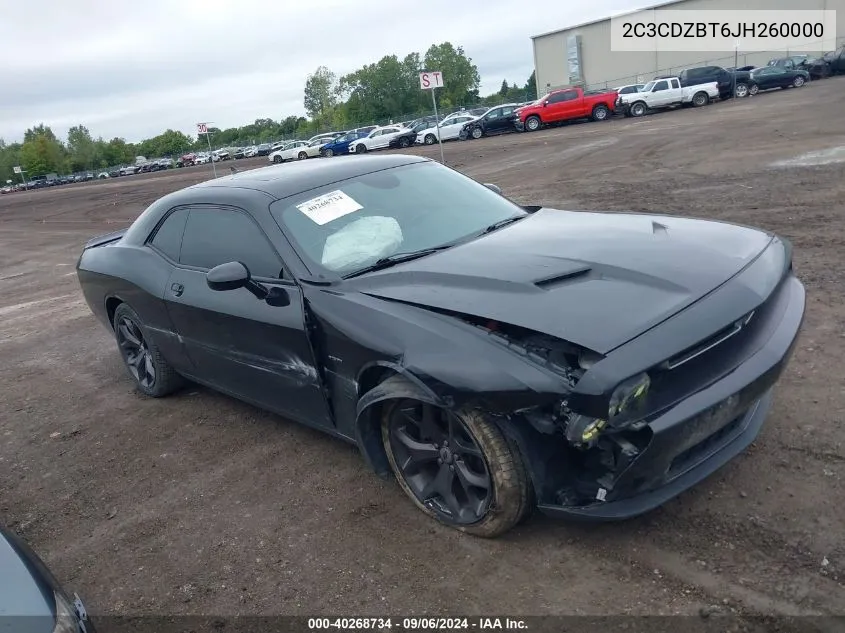 2C3CDZBT6JH260000 2018 Dodge Challenger R/T Plus