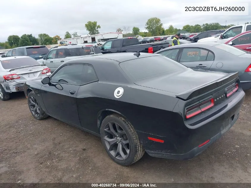 2C3CDZBT6JH260000 2018 Dodge Challenger R/T Plus