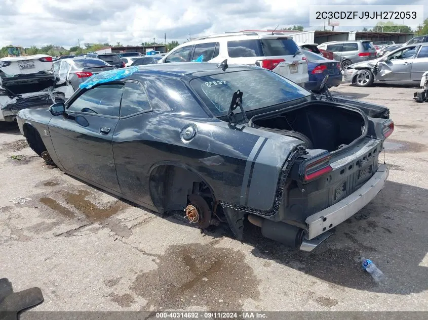 2018 Dodge Challenger R/T 392 VIN: 2C3CDZFJ9JH272053 Lot: 40314692