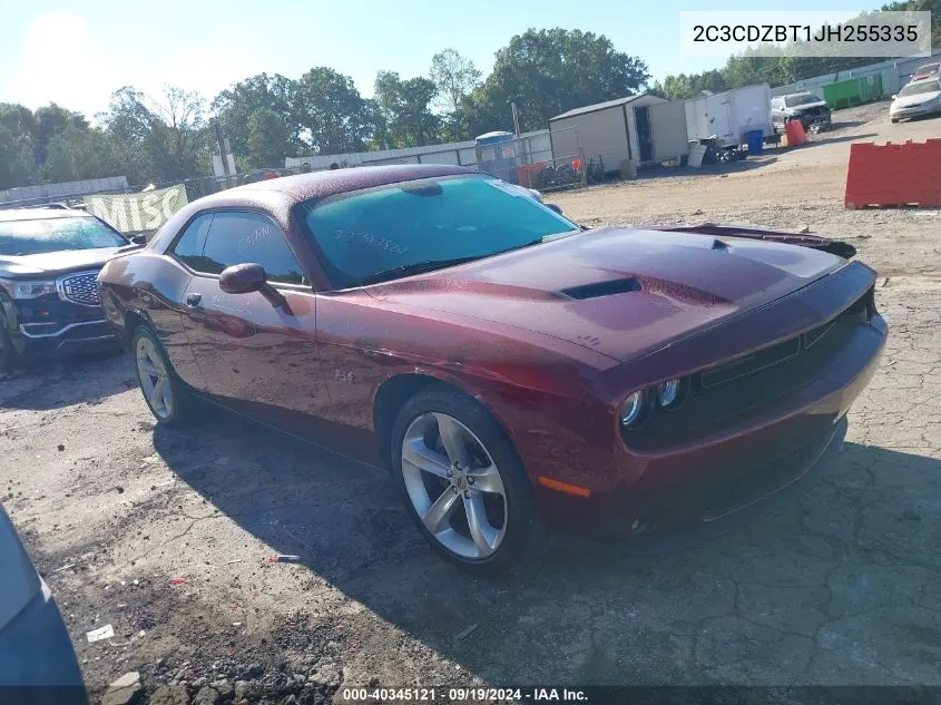 2018 Dodge Challenger R/T VIN: 2C3CDZBT1JH255335 Lot: 40345121