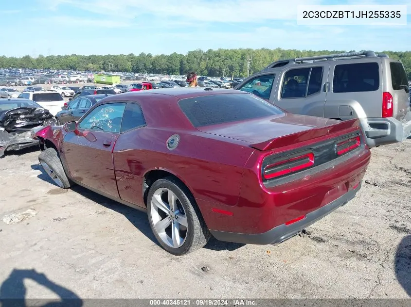 2018 Dodge Challenger R/T VIN: 2C3CDZBT1JH255335 Lot: 40345121