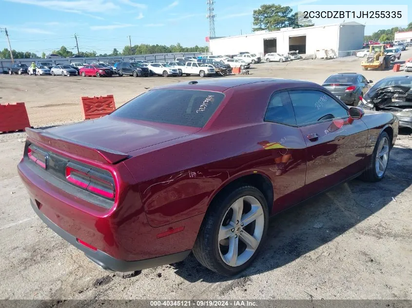 2018 Dodge Challenger R/T VIN: 2C3CDZBT1JH255335 Lot: 40345121