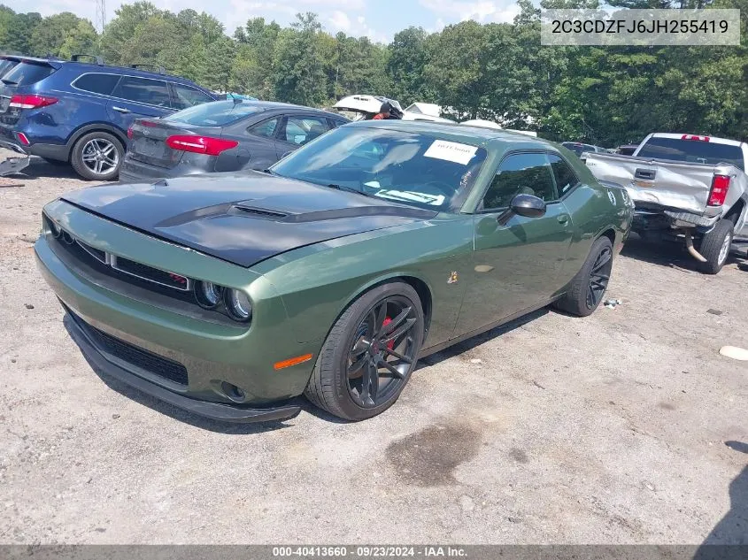 2018 Dodge Challenger R/T Scat Pack VIN: 2C3CDZFJ6JH255419 Lot: 40413660