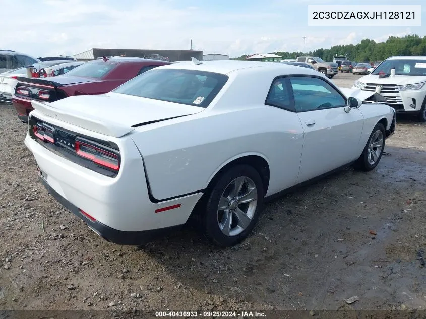 2018 Dodge Challenger Sxt VIN: 2C3CDZAGXJH128121 Lot: 40436933