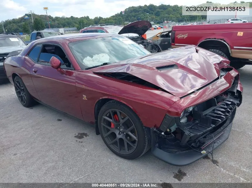 2018 Dodge Challenger R/T 392 VIN: 2C3CDZFJ2JH138453 Lot: 40440851