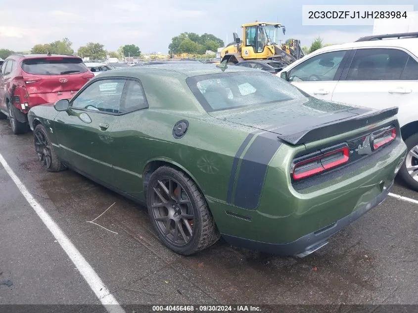 2018 Dodge Challenger R/T Scat Pack VIN: 2C3CDZFJ1JH283984 Lot: 40456468