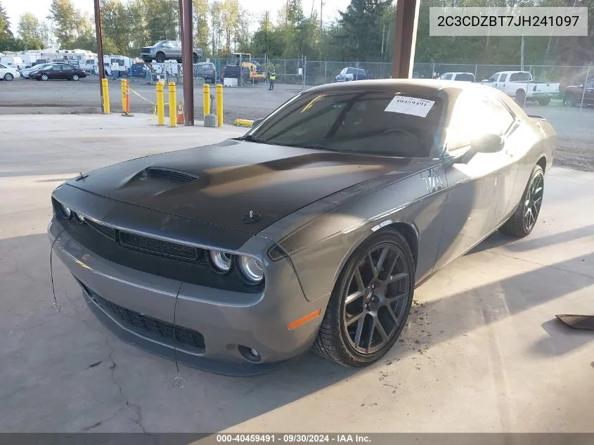 2018 Dodge Challenger T/A VIN: 2C3CDZBT7JH241097 Lot: 40459491