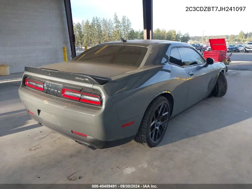 2018 Dodge Challenger T/A VIN: 2C3CDZBT7JH241097 Lot: 40459491