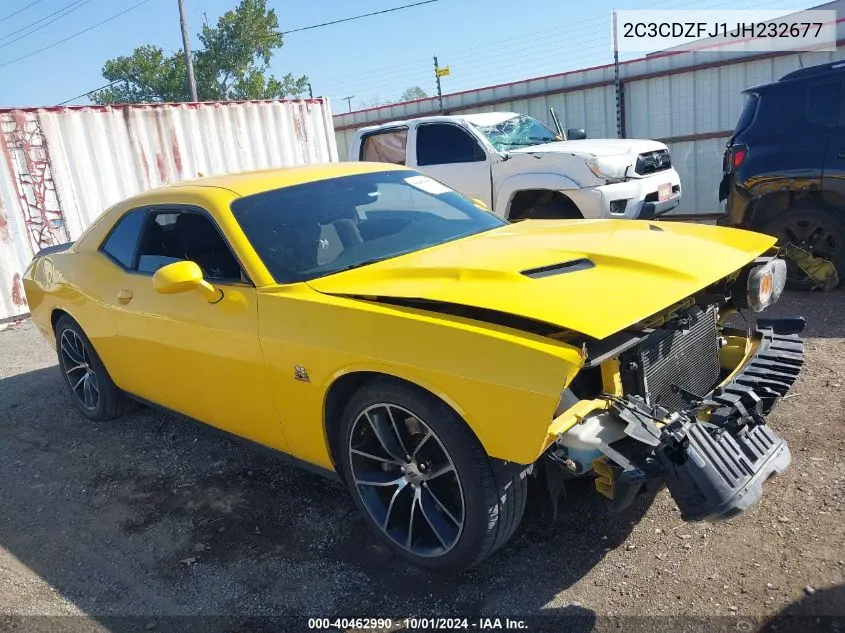 2018 Dodge Challenger R/T Scat Pack VIN: 2C3CDZFJ1JH232677 Lot: 40462990