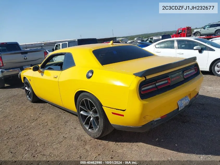 2018 Dodge Challenger R/T Scat Pack VIN: 2C3CDZFJ1JH232677 Lot: 40462990