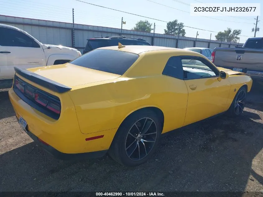 2018 Dodge Challenger R/T Scat Pack VIN: 2C3CDZFJ1JH232677 Lot: 40462990