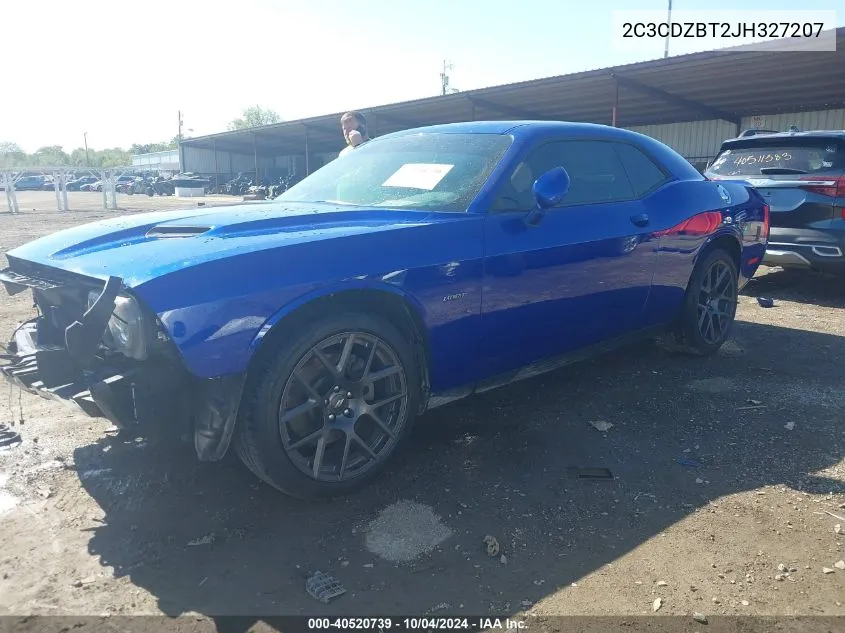 2018 Dodge Challenger R/T VIN: 2C3CDZBT2JH327207 Lot: 40520739