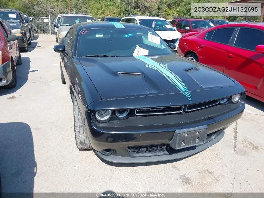 2018 Dodge Challenger Sxt VIN: 2C3CDZAG2JH132695 Lot: 40529995