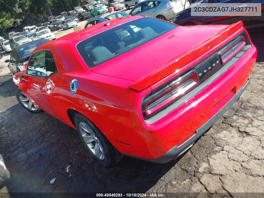 2018 Dodge Challenger Sxt VIN: 2C3CDZAG7JH327711 Lot: 40548293