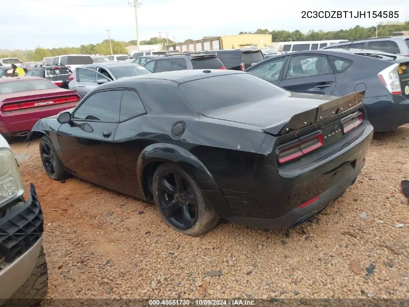 2018 Dodge Challenger R/T VIN: 2C3CDZBT1JH154585 Lot: 40551730