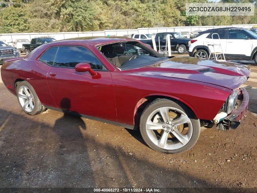 2018 Dodge Challenger Sxt VIN: 2C3CDZAG8JH229495 Lot: 40565272