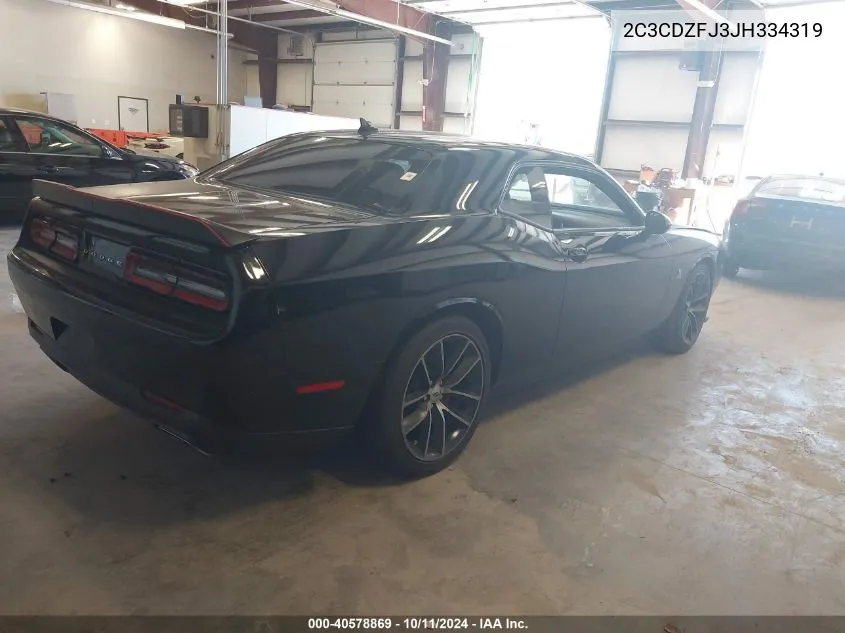 2018 Dodge Challenger R/T Scat Pack VIN: 2C3CDZFJ3JH334319 Lot: 40578869